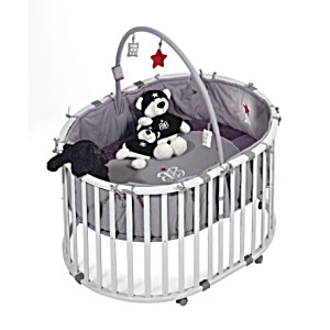 image of Roba 0210 RS1 - Laufgitter Inklusive Spielbogen Rock Star Baby