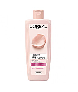 image of L'oreal Paris Mleczko Do Demakijażu Rare Flowers - Cera Sucha I Wrażliwa, 200ML