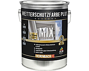 image of Hornbach Holzfarbe Wetterschutzfarbe Plus Im Wunschfarbton Mischen Lassen 5 L