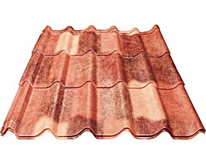 image of Precit Metallziegel Spanish Andalusia 2860 X 1170 X 0, 5 MM
