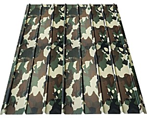image of Precit Trapezblech H12 Camouflage 2800 X 910 X 0, 4 MM