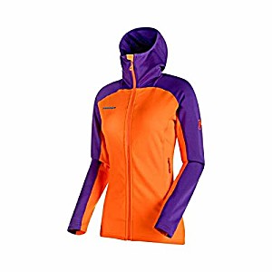 image of Mammut Women's Eiswand Advanced ML Hooded Jacket, Sunrise-dawn, XS, 1010-25150-2158-112