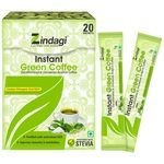 image of Zindagi Instant Green Coffee With Lemon Extracts & Stevia, 20 Sachets