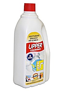 image of Madras Upper Concentrato Disotturante Disgorgante Rapido Per Scarichi 1 LT