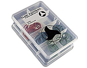 image of Flasc Paintball Honorcore TGR2 3X Color Coded Paintball O-ring Rebuild Kit