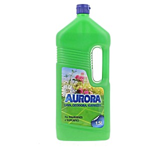 image of Detersivo Pavimenti Aurora 1,5L Verde
