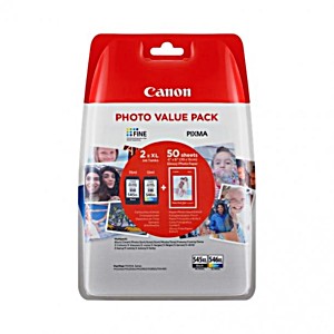 8714574630809 UPC Cartucho Tinta Canon PG-545XL + CL-546 XL + Papel