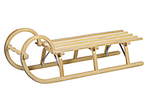 image of Ress Gebirgsrodel Hrnerrodel Lattensitz, 115CM, 801152, Natur Lackiert