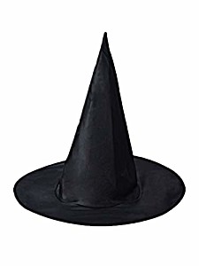 image of Tebaise 1PCS Schwarzer Hexenhut Fr Damen Herren Halloween Horror Party Schwarz Hexe Hut Kopfbedeckung Oktoberfest Christmas Cosplay Kostme