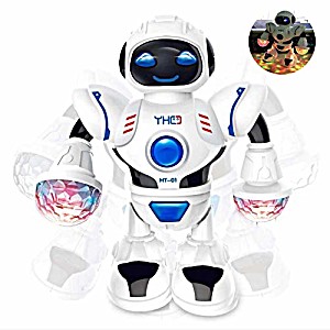 image of Sling Children ' S Educational Toys Electronic Dancing Robot Led Lights Music Dazzle Dance Robot Model
