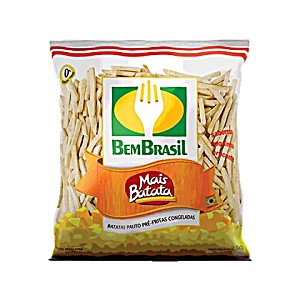 Batata Mais Batata 2,5Kg Palito Pré Frita Congelada Batata Palito Pré Frita Congelada (7898921567084)