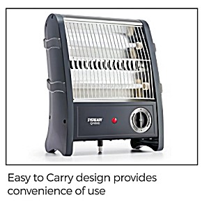image of Eveready QH800 800-watt Room Heater (black)