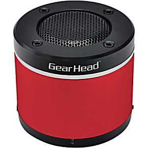 image of Gear Head Bt3000red Speaker System - Wireless Speaker (s) - Red - Bluetooth - USB - Ipod Supported
