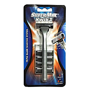 image of Supermax - Sistema De Segurana Mxima Razor + 5 Cart Kwik3