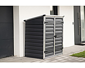 image of Mlltonnenbox, Gartenschrank Palram - Canopia Voyager 139 X 82 X 146, 5 CM Schwarz