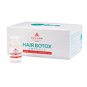 Kallos Hair botox ampoule cosmetic women 60ml 6x 10ml Hair botox ampoule for Dry and damaged Hair (5998889511043)