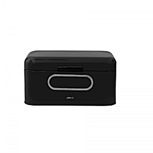 image of Avanti Compact Retro Bread Bin Small Black #13321
