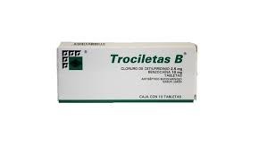 image of Trociletas B Limon C / 10 Tab. STR