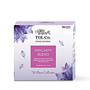 image of TGL Co. Immunity Blend Immunity Booster Herbal Tea Bags, 32 G (16 Bags X 2 G Each)