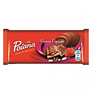 image of Poiana - Chocolate With Strawberry Cream 90G