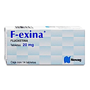 image of Fluoxetina F-exina 14 Tabletas 20MG Novag
