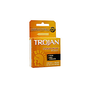 image of Preservativos Texturizados Anillado Trojan De Latex