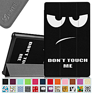 image of Fire HD 8 Case, Fintie Ultra Slim Lightweight Standing Cover With Wake / Sleep For Amazon Fire HD 8 2015, Dont Touch