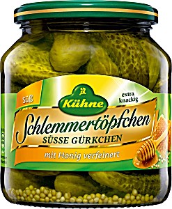 image of Kuhne Gourmet Selection Miel De Cornichons Doux