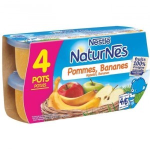 Upc Nestle Naturnes Compotes Bebe Pommes Bananes