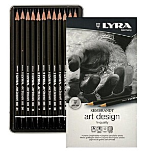 image of Lyra Rembrandt Art Tegneblyanter 12-ass. Varenr. 1111120