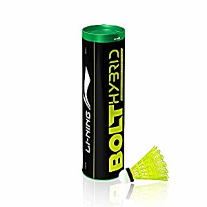 image of Li-ning Bolt Hybrid (6 In 1) Nylon Badminton Shuttlecocks (yellow)