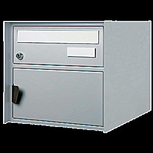 image of Huber Briefkasten Zrich Farbe Weissalu Ral 9006