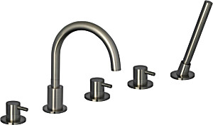 image of Ben Lavion Inbouw Badkraan 5-delig Met Inbouwdeel Geborsteld Nickel