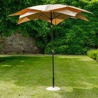 image of Lotus Garden Parasol In Taupe