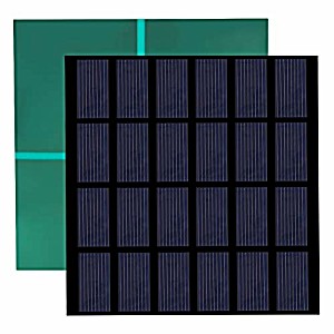 image of Simlug 1.5W Diy Solar Panel, 6V Mini Portable Poly Silicon …