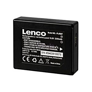 image of Lenco Pl4bat Batera Recargable - Batera / Pila Recargable (iones De Litio,Altavoces Porttiles,Negro,Playlink 4)