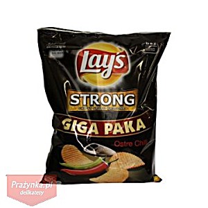 image of Chipsy Lays Giga Paka Ostre Chilli 285G