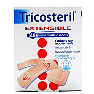 image of Tricosteril Extensible 48 Assorted Plasters