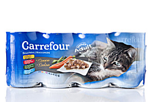 Upc Bouchees En Sauce Pour Chat Au Poulet Thon Bœuf Et Canard 4 Fois 400 Grammes Marque Carrefour Upc Bouchees En Sauce Pour Chat Au Poulet Thon Bœuf Et Canard 4 Fois 400 Grammes Marque Carrefour