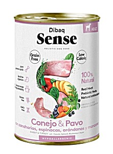 image of Dibaq Sense Grain Free Conejo Y Pavo 380G