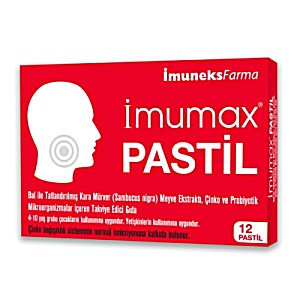 image of Imuneks Imumax Pastil 12 Adet ()