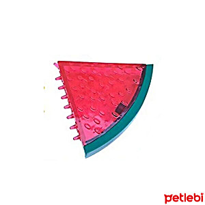 image of Pawise Sesli Suda Yzebilen Dikenli Karpuz Kpek Oyuncağı 11CM (KıRMıZı)