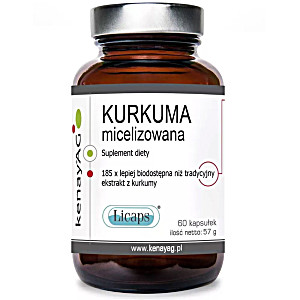 image of Kenay Kurkuma Micelizowana, Kapsułki, 60 SZT.