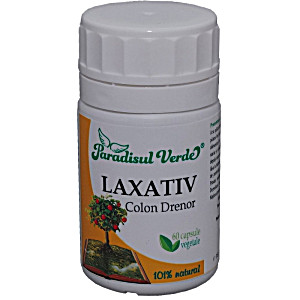 image of Laxativ Colon Drenor - 60CPS Paradisul Verde