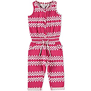image of Babyface Jumpsuit Zigzag (fuchsia)