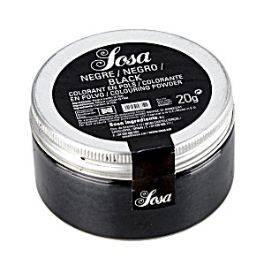 image of Sosa Food Coloring, Powder, Black, Water Soluble