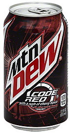 image of Mountain Dew Code Red 12 Oz. (355 mL)