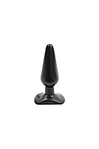 image of Doc Johnson Classic Butt Plug Medium Silicone Gel 5.5 Inch, Black