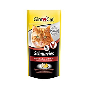 Gimpet лакомство витаминизированное сердечки с курицей и таурином для кошек, 40г*8 New 418407 (4002064418407)