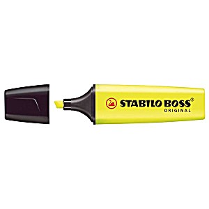 image of Textmarker Stabilo Boss Gelb, 2 Bis 5 Mm Strichbreite